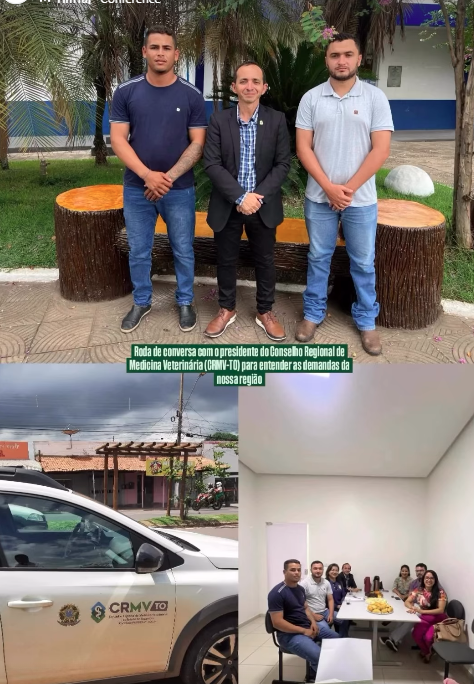 Roda de conversa com o Conselho Regional de Medicina Veterinária (CRMV-TO)