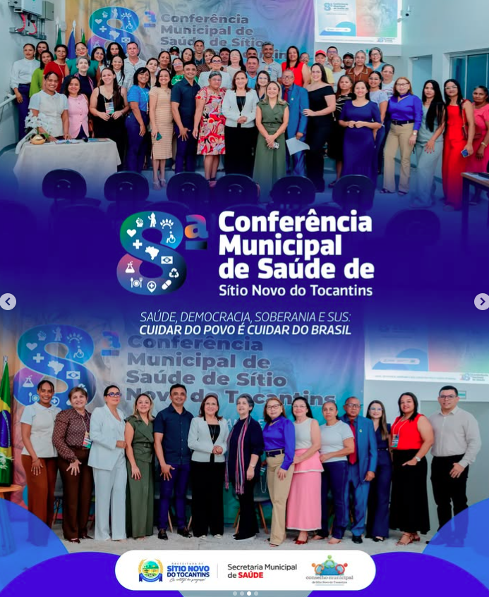 Conferência Municipal da Saúde.
