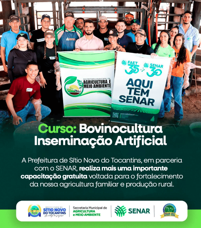 Curso: Bovinocultura Inseminação Artificial