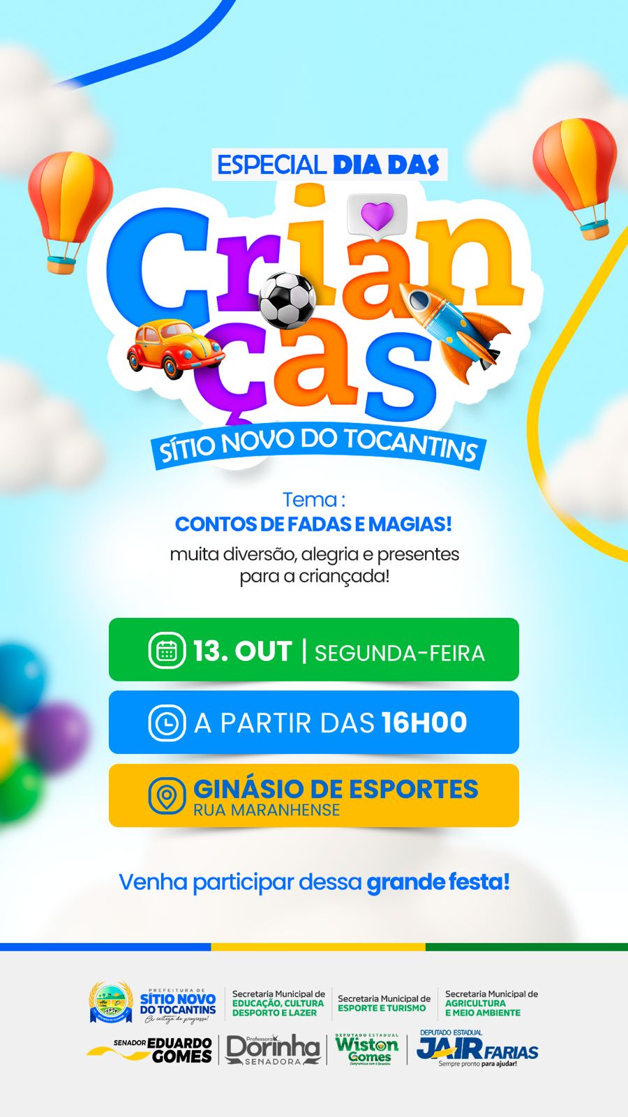 FESTA DE DIA DAS CRIANÇAS