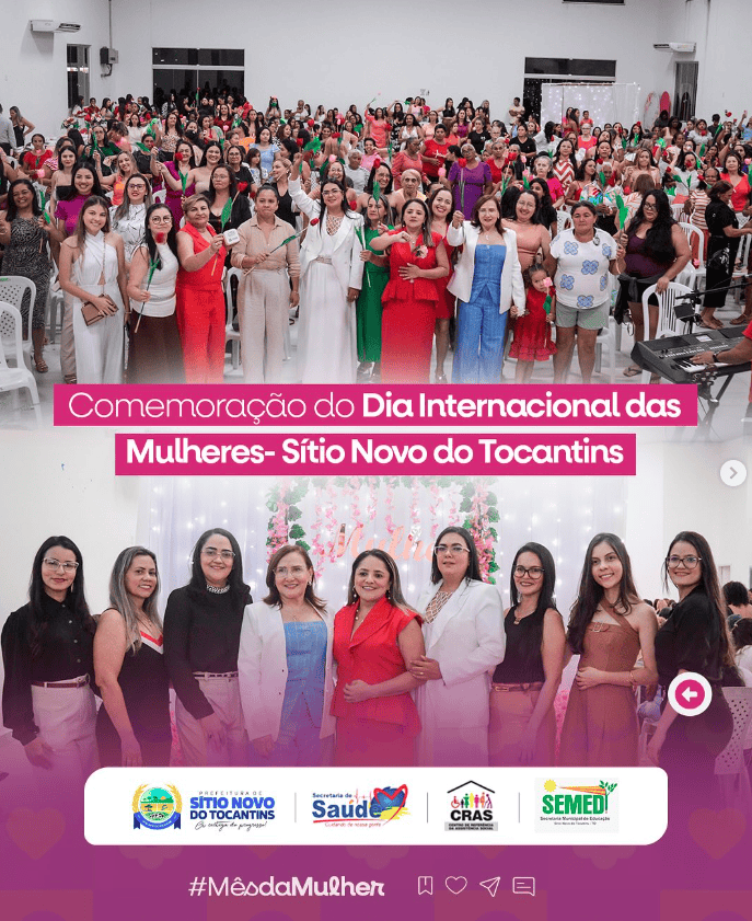 Comemoração em Homenagem ao Dia da Mulher.