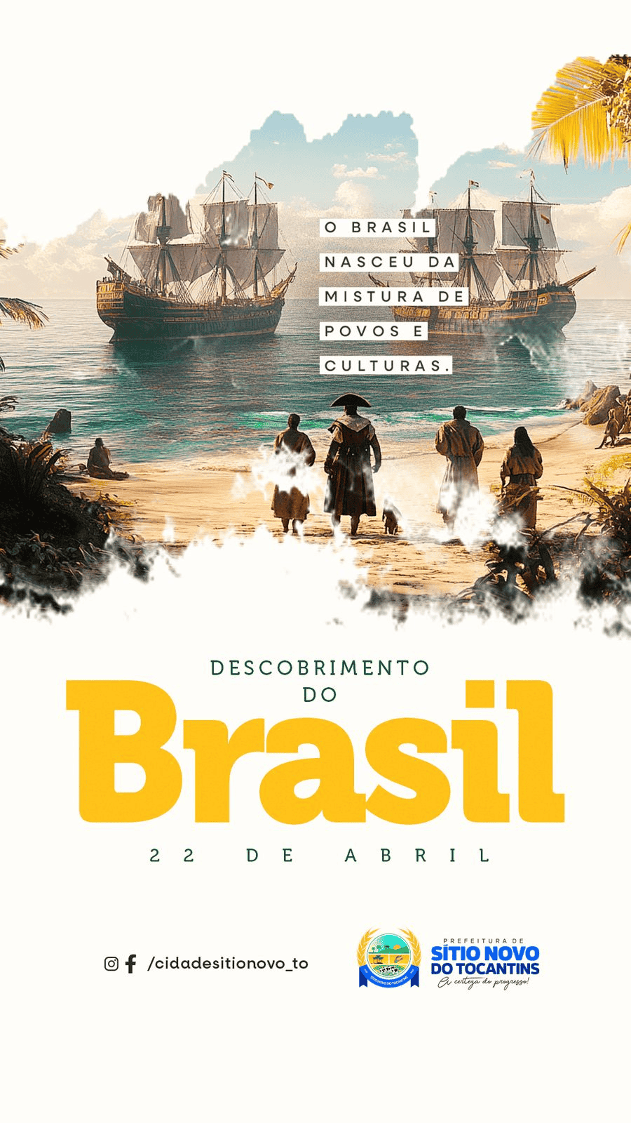 Prefeitura  Compartilhar 22/04 - Descobrimento do Brasil.