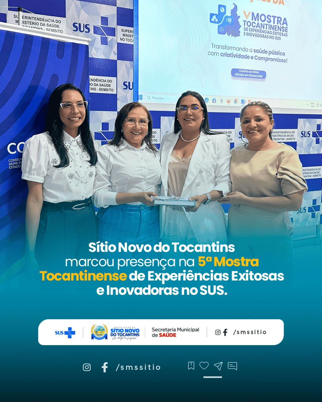 5ª Mostra Tocantinense de Experiências Exitosas e Inovadoras no SUS.
