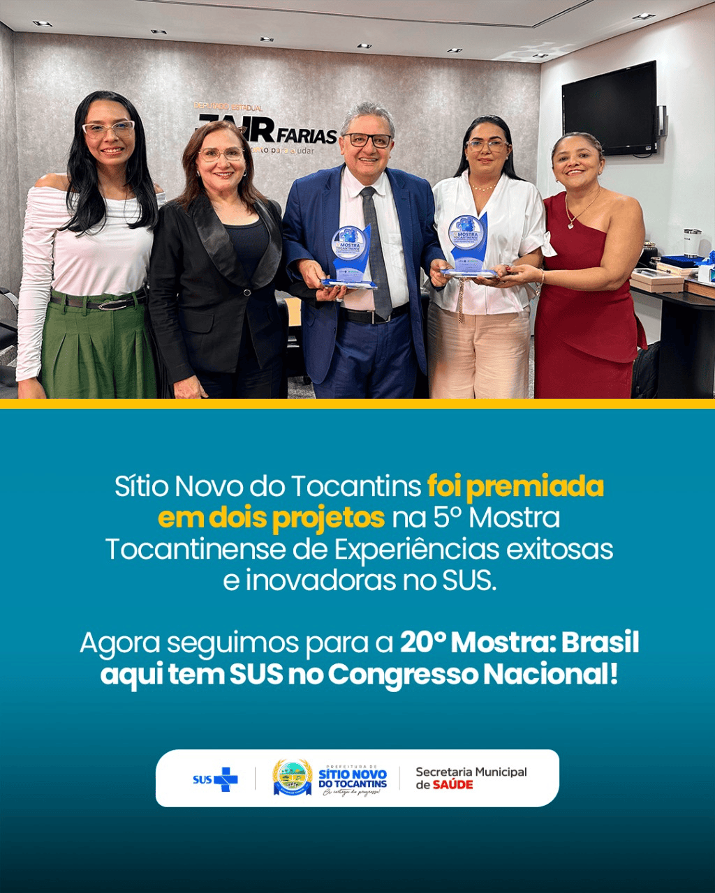Premiação da 5º Mostra Tocantinense de Experiências.
